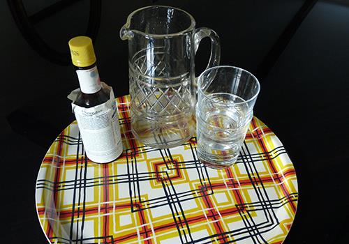 YELLOW TARTAN BIRCH WOOD TRAYS